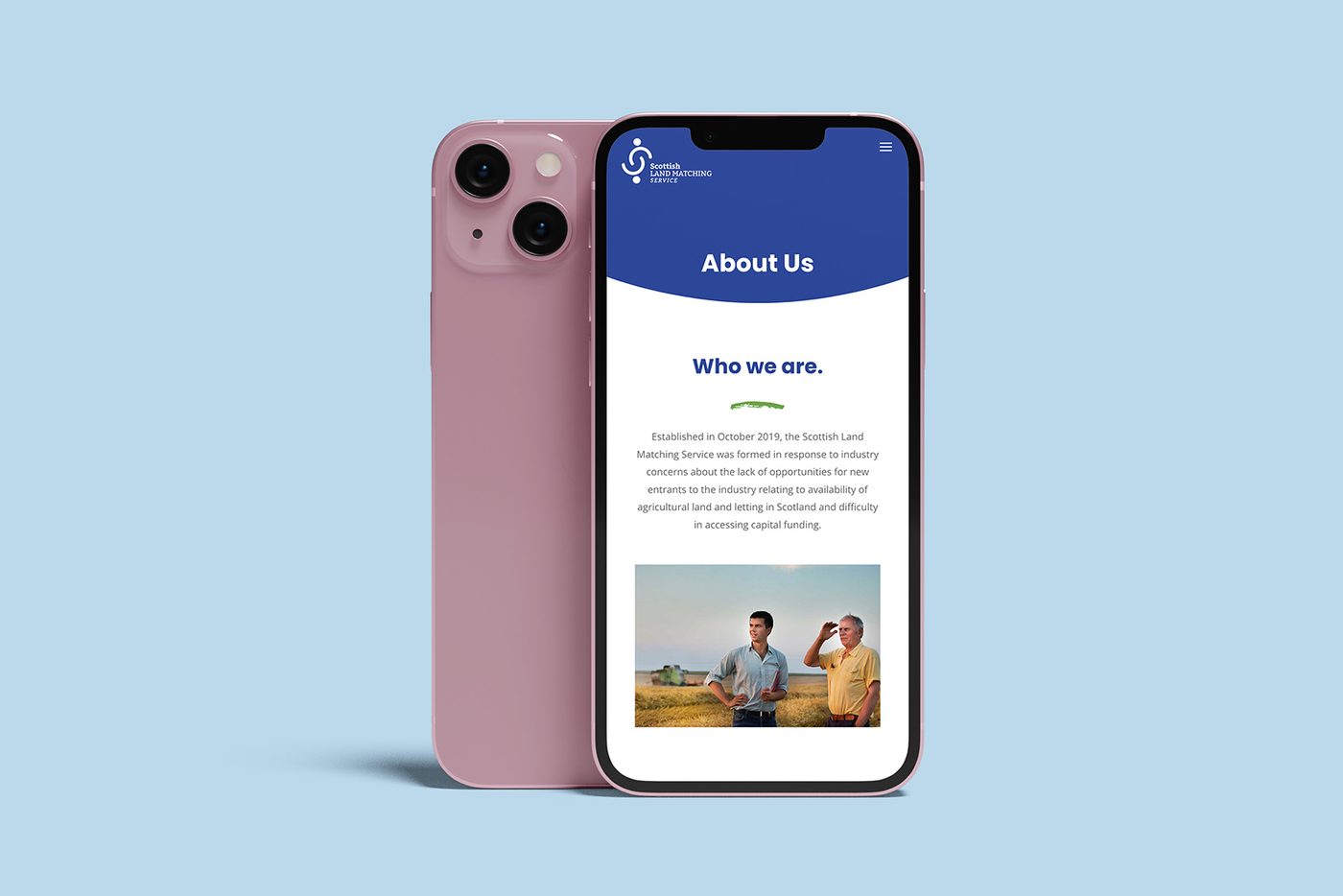 Website design for SLMS